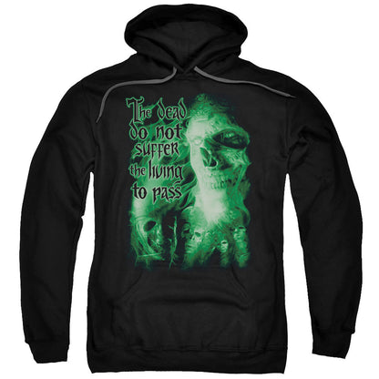 Lord Of The Rings King Of The Dead Mens Hoodie Black