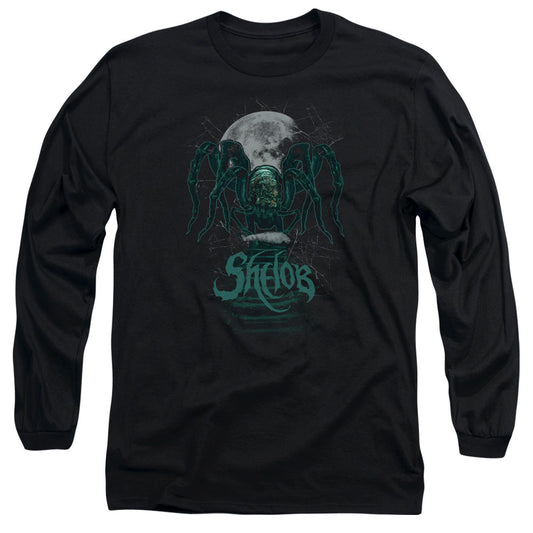 Lord Of The Rings Shelob Mens Long Sleeve Shirt Black Officially Licensed Officially Licensed