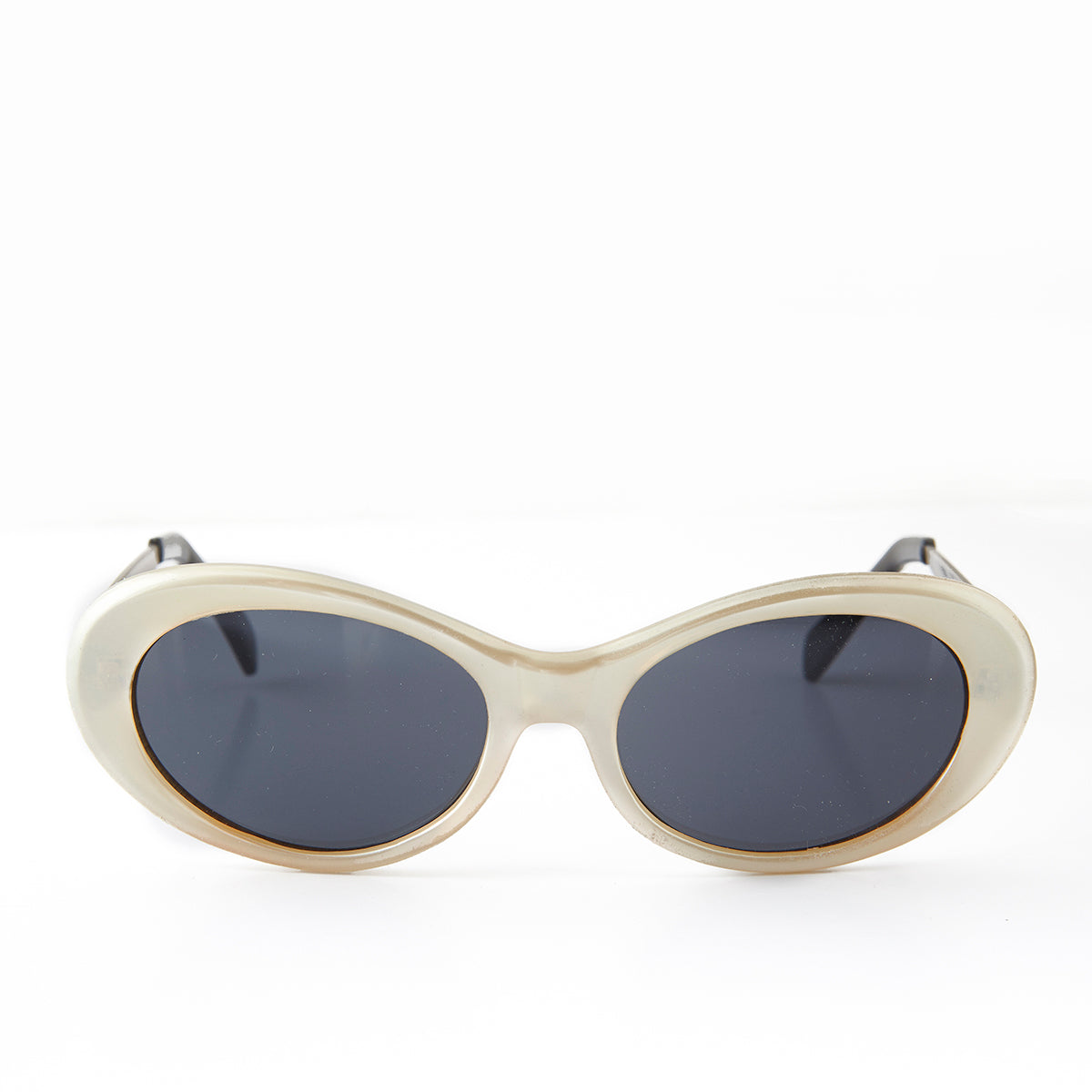 Oval Mod Punk Cateye 90s Vintage Sunglass - Loretta