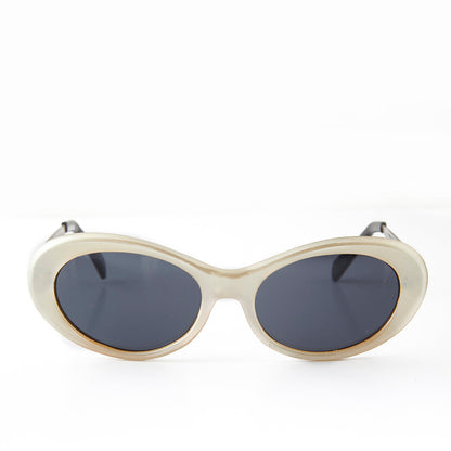 Oval Mod Punk Cateye 90s Vintage Sunglass - Loretta