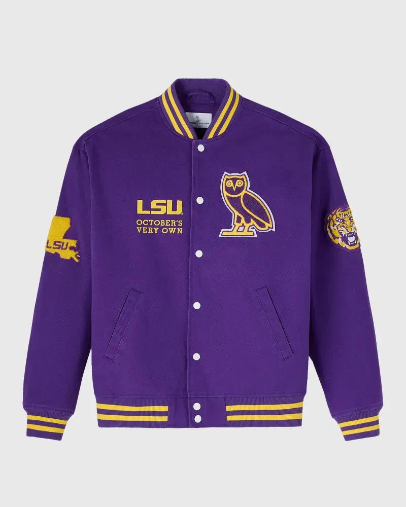 LSU Tigers OVO Varsity Jacket