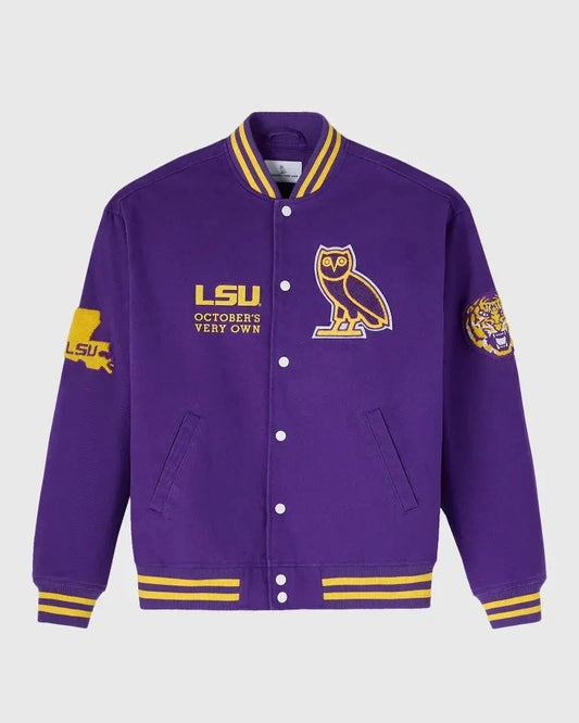 LSU Tigers OVO Varsity Jacket