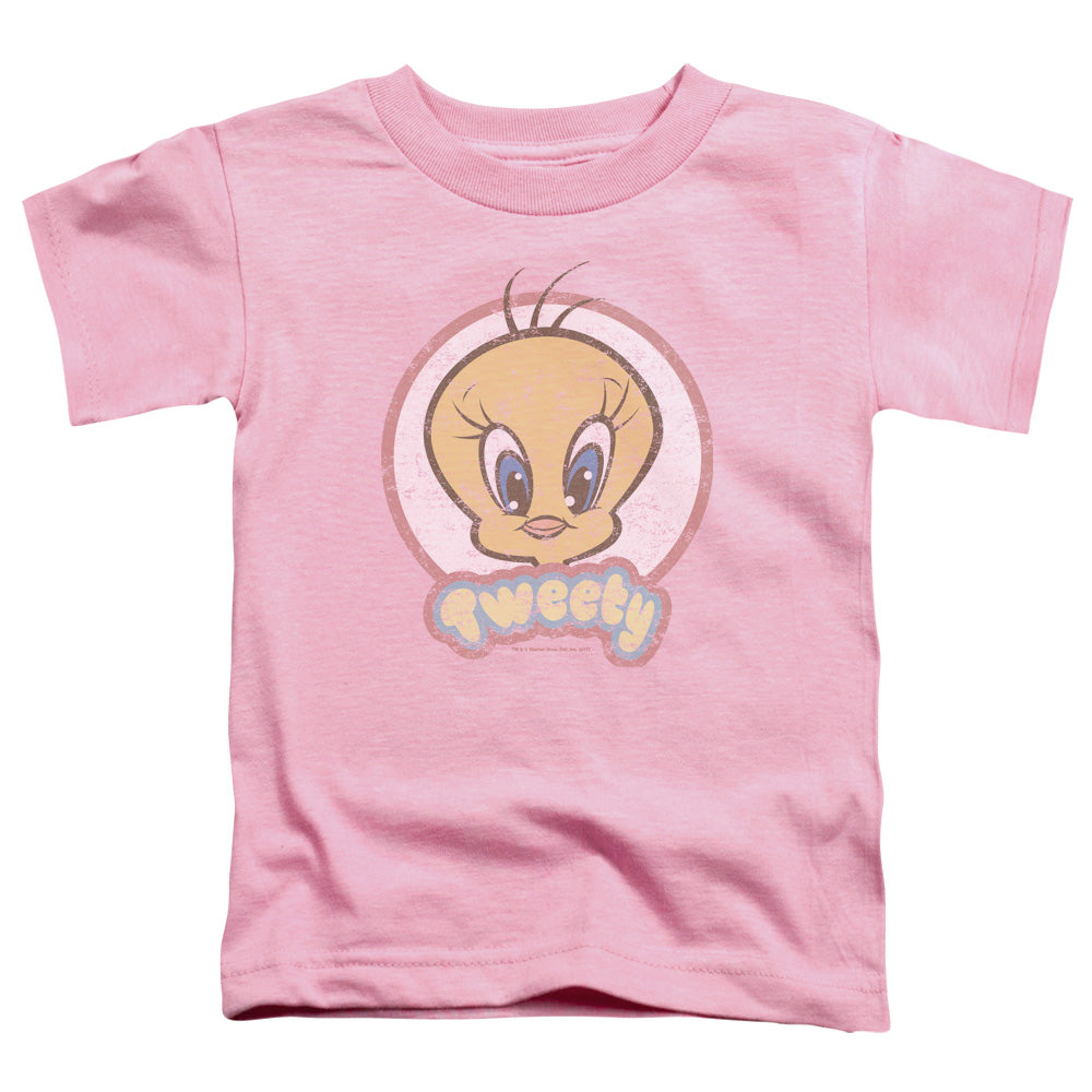 Looney Tunes Retro Tweety Toddler Kids Youth T Shirt Pink Officially Licensed