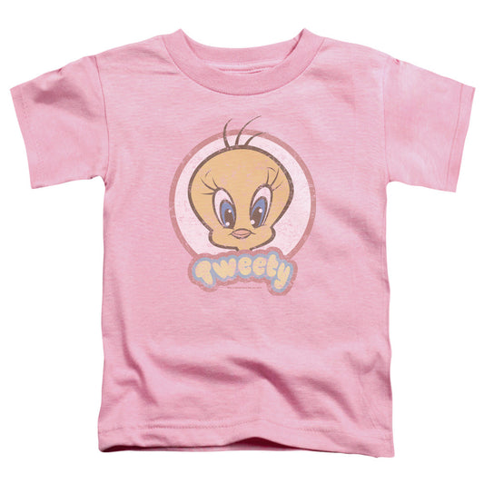 Looney Tunes Retro Tweety Toddler Kids Youth T Shirt Pink Officially Licensed