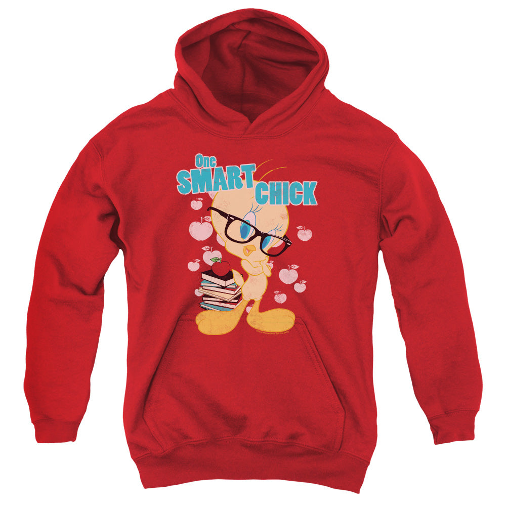 Looney Tunes One Art Chick Kids Youth Hoodie Red Officially Licensed