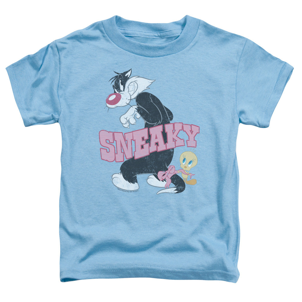 Looney Tunes Sneaky Toddler Kids Youth T Shirt Carolina Blue Officially Licensed