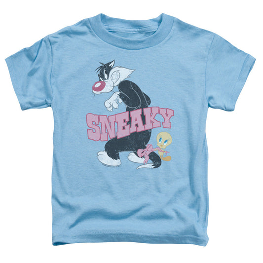 Looney Tunes Sneaky Toddler Kids Youth T Shirt Carolina Blue Officially Licensed