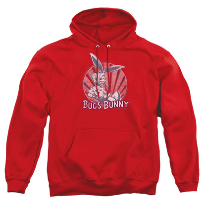 Looney Tunes Wishful Thinking Mens Hoodie Red Officially Licensed