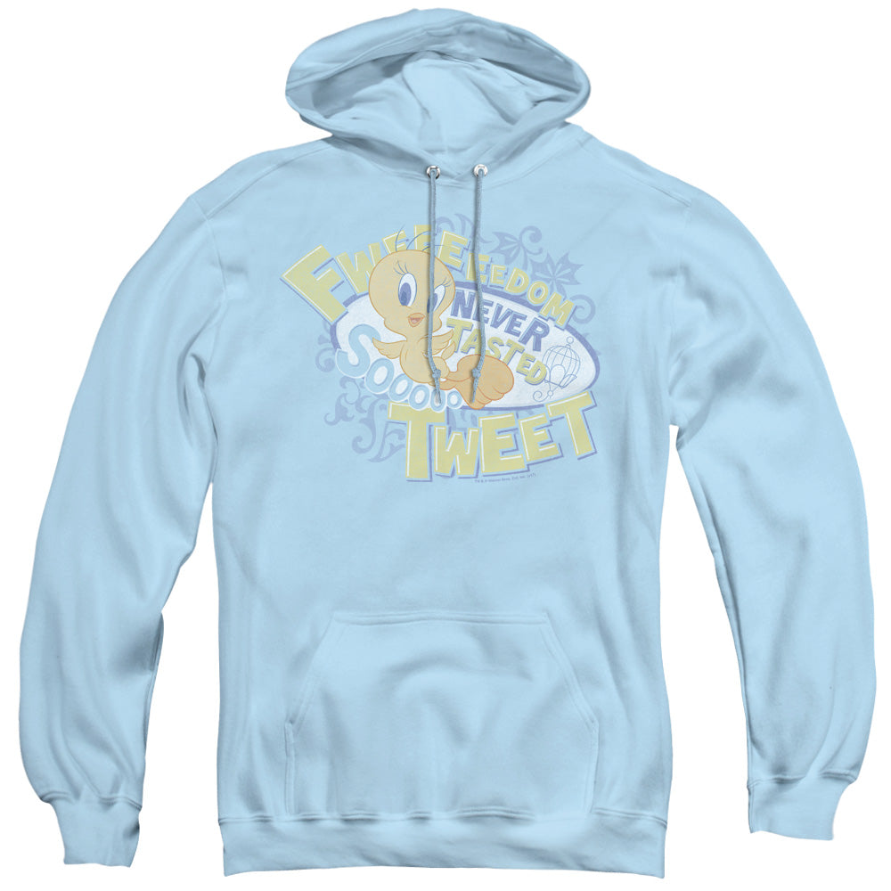 Looney Tunes Fweedom Mens Hoodie Light Blue Officially Licensed
