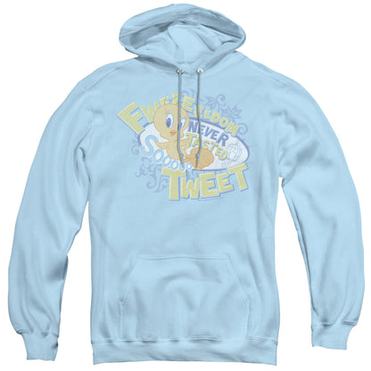 Looney Tunes Fweedom Mens Hoodie Light Blue Officially Licensed