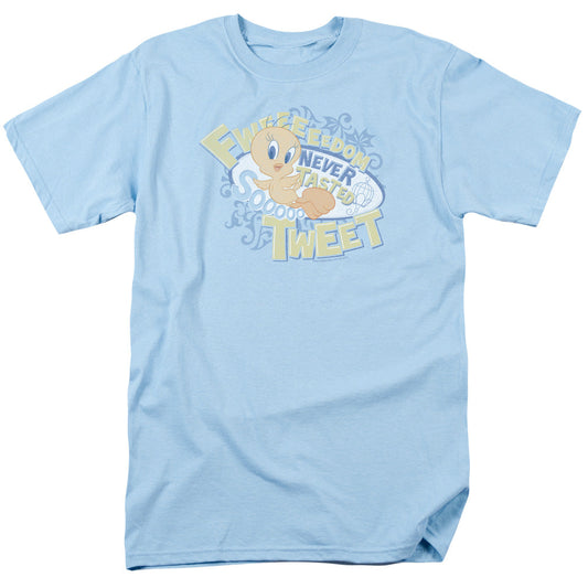 Looney Tunes Fweedom Mens T Shirt Light Blue Officially Licensed