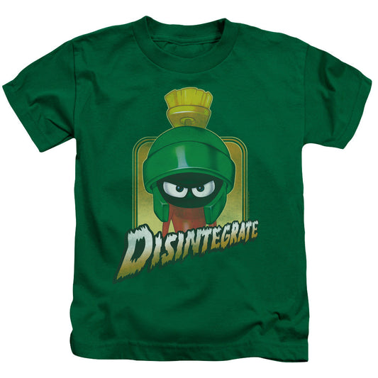 Looney Tunes Disintegrate Juvenile Kids Youth T Shirt Kelly Green Officially Licensed