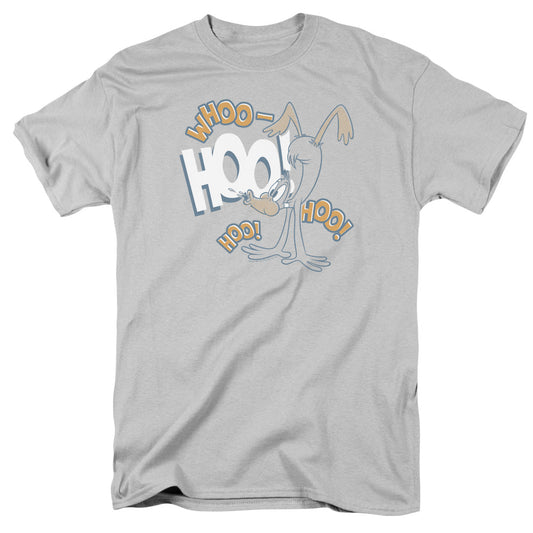Looney Tunes Daffy Laugh Mens T Shirt Silver Officially Licensed