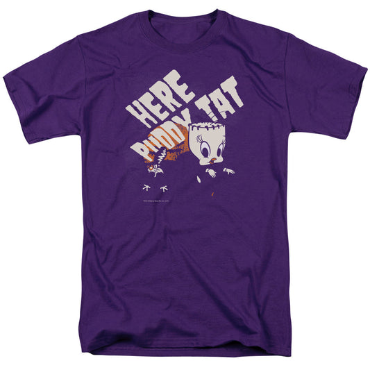 Looney Tunes Franken Tweety Mens T Shirt Purple Officially Licensed