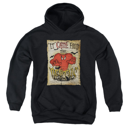 Looney Tunes the Depths Kids Youth Hoodie Black Officially Licensed