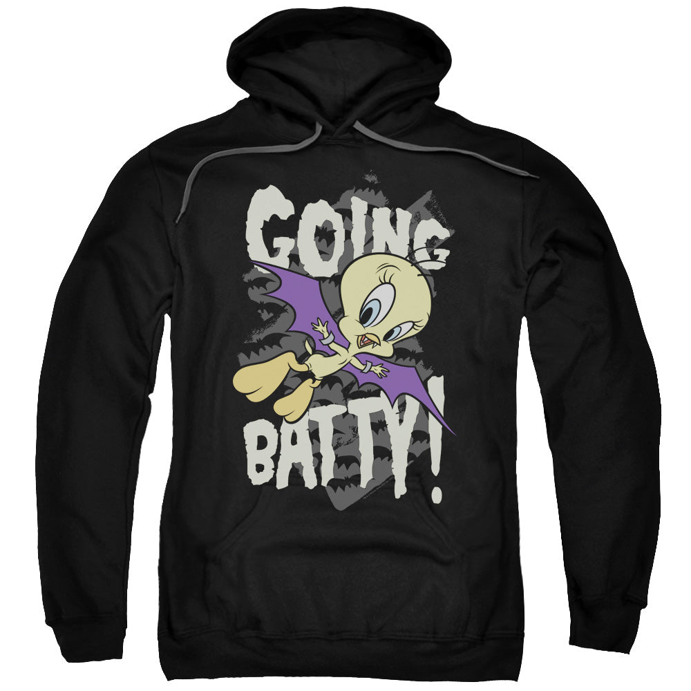 Looney Tunes Going Batty Mens Hoodie Black Officially Licensed