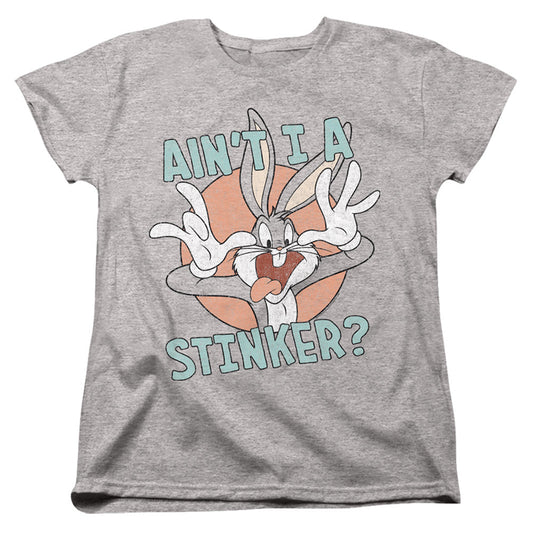 Looney Tunes Aint I a Stinker Womens T Shirt Athletic Heather Officially Licensed