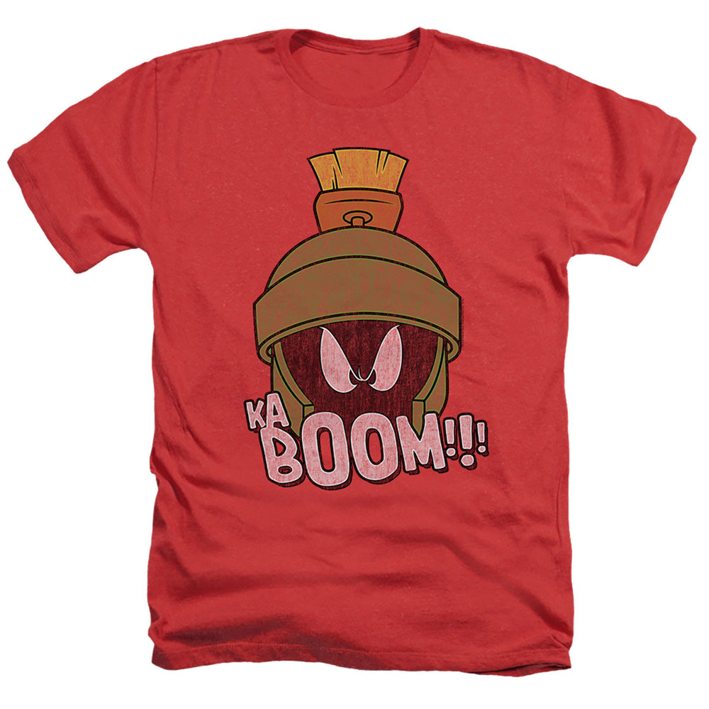 Looney Tunes Kaboom Heather Mens T Shirt Red Officially Licensed