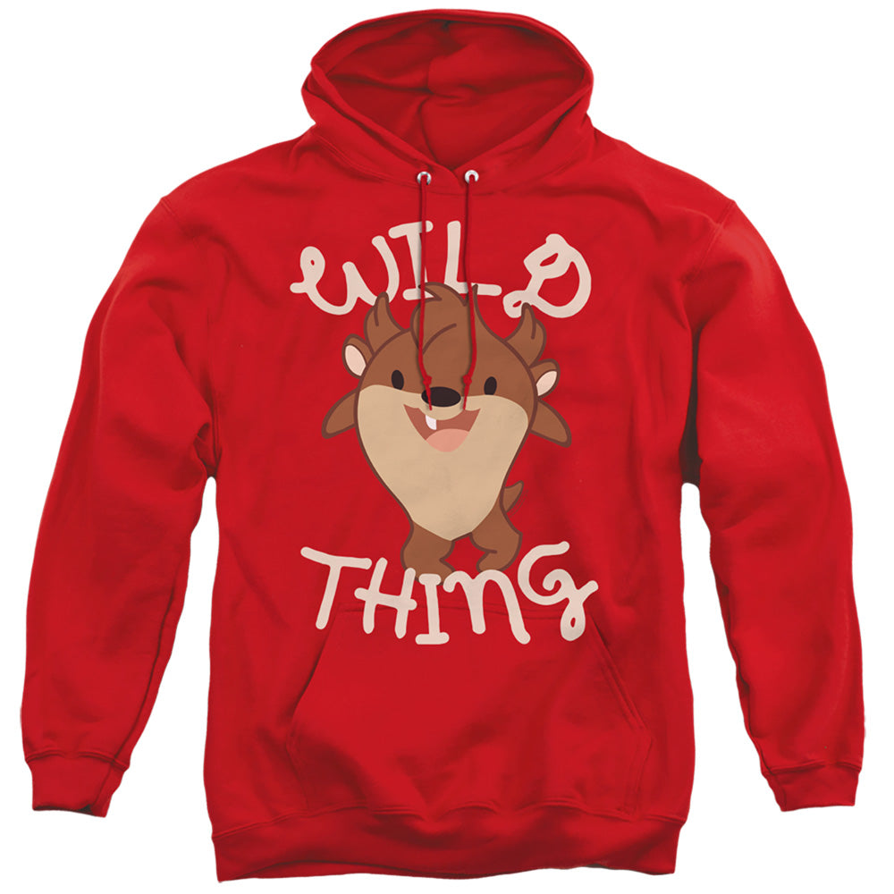 Looney Tunes Wild Thing Kid Mens Hoodie Red Officially Licensed