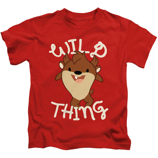 Looney Tunes Wild Thing Kid Juvenile Kids Youth T Shirt Red Officially Licensed