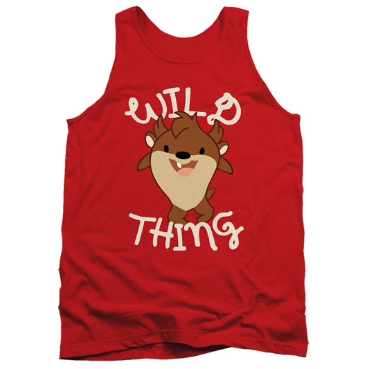 Looney Tunes Wild Thing Kid Mens Tank Top Shirt Red Officially Licensed