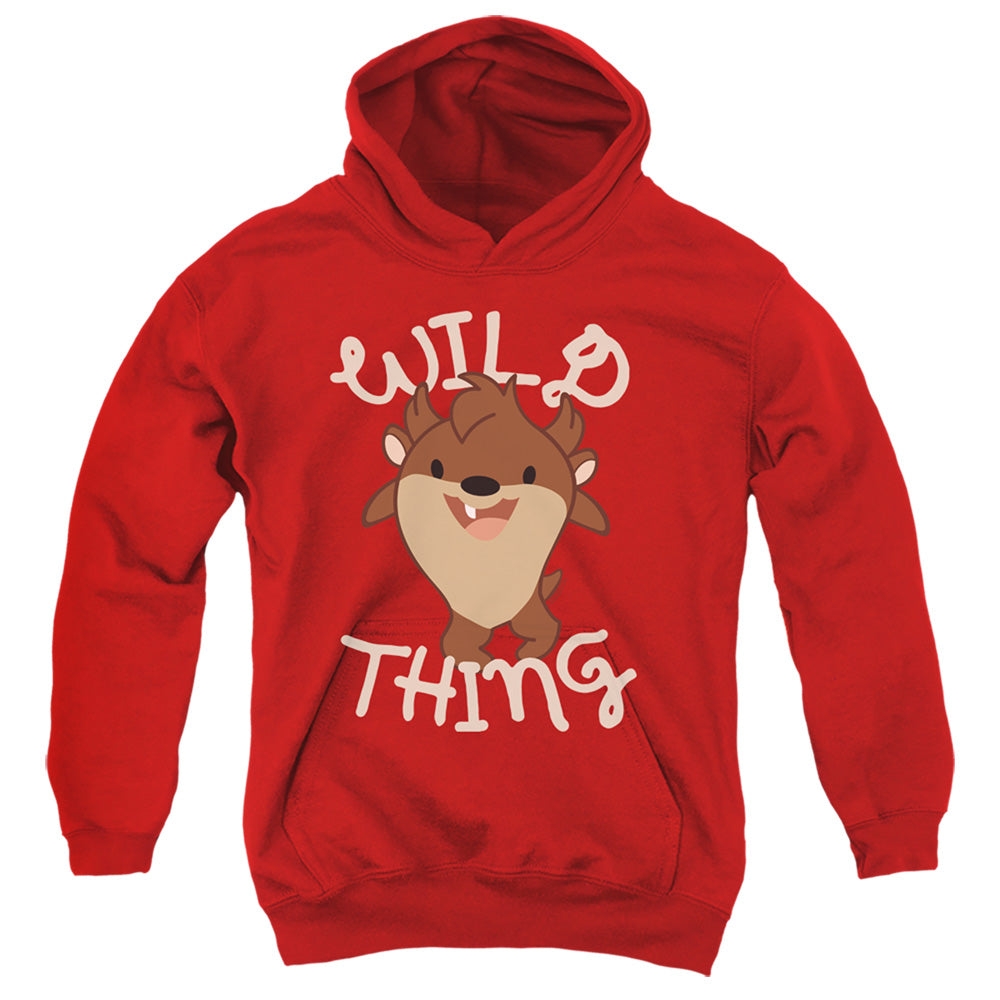 Looney Tunes Wild Thing Kid Kids Youth Hoodie Red Officially Licensed