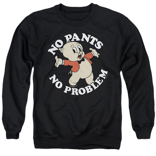 Looney Tunes No Pants Mens Crewneck Sweatshirt Black Officially Licensed