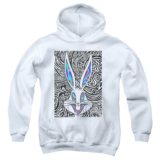 Looney Tunes Wild Bugs Kids Youth Hoodie White Officially Licensed