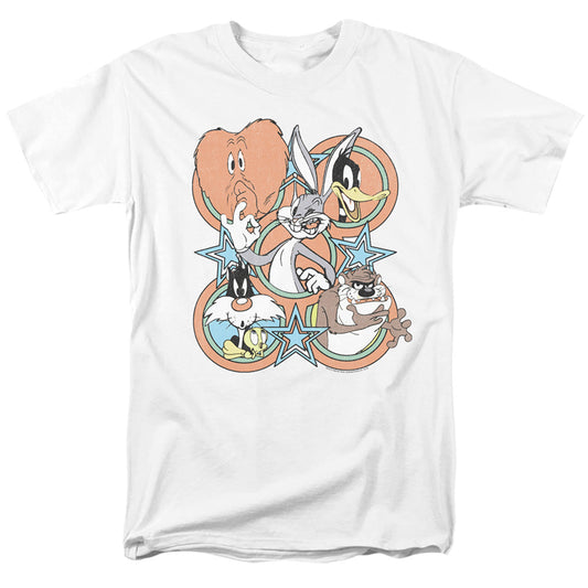Looney Tunes Screen Stars Mens T Shirt White Officially Licensed