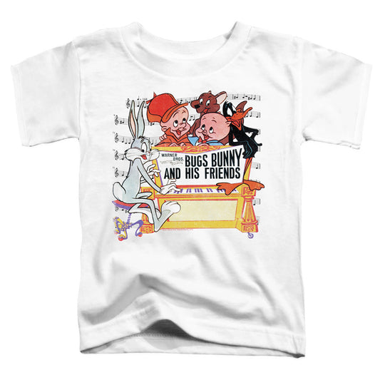 Looney Tunes Bugs and Friends Toddler Kids Youth T Shirt White Officially Licensed