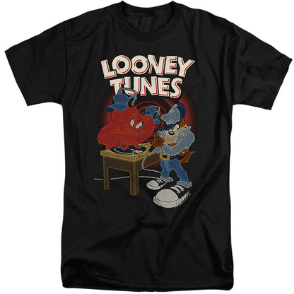 Looney Tunes Dj Looney Tunes Mens Tall T Shirt Black Officially Licensed
