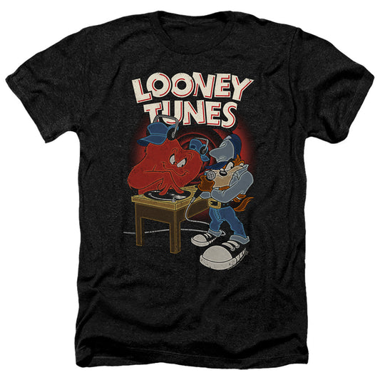 Looney Tunes Dj Looney Tunes Heather Mens T Shirt Black Officially Licensed