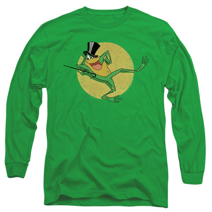 Looney Tunes Hello My Baby Mens Long Sleeve Shirt Kelly Green Officially Licensed Officially Licensed