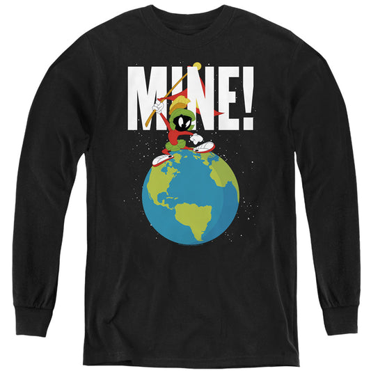 Looney Tunes Mine Long Sleeve Kids Youth T Shirt Black Officially Licensed