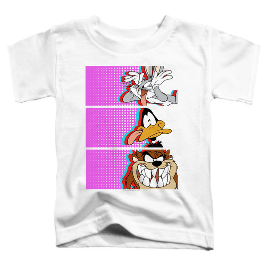 Looney Tunes Tiles Toddler Kids Youth T Shirt White Officially Licensed