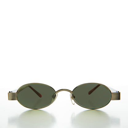 90s Oval Micro Sunglasses - Luna