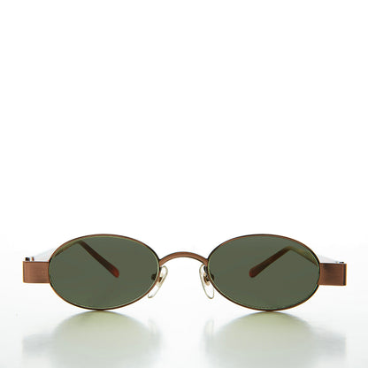 90s Oval Micro Sunglasses - Luna