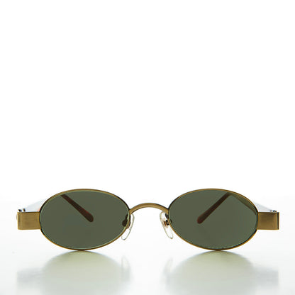 90s Oval Micro Sunglasses - Luna