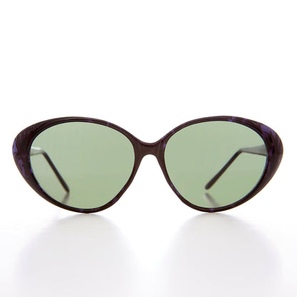 Large Oval Cat Eye Sunglass - Luxx