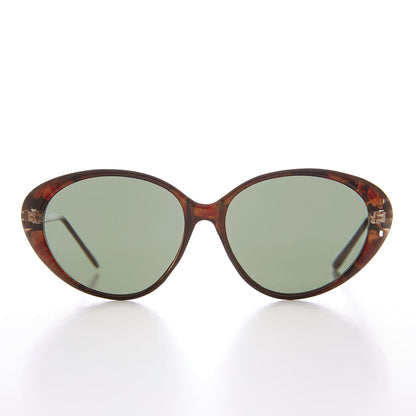 Large Oval Cat Eye Sunglass - Luxx