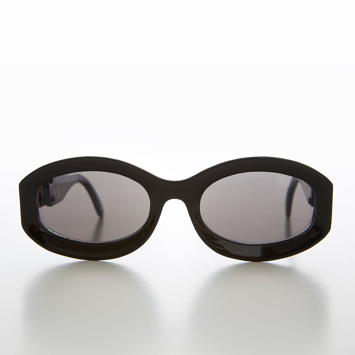 Thick Wide Frame with Chain Link Temples - Lyric