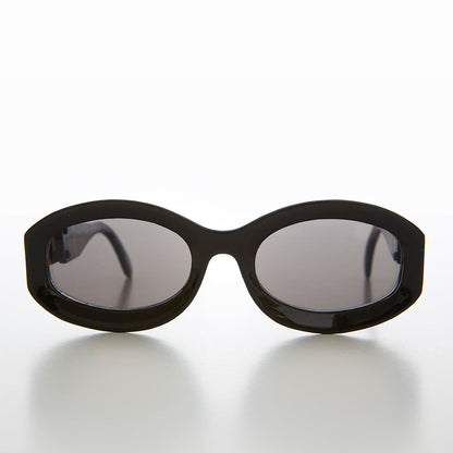 Thick Wide Frame with Chain Link Temples - Lyric