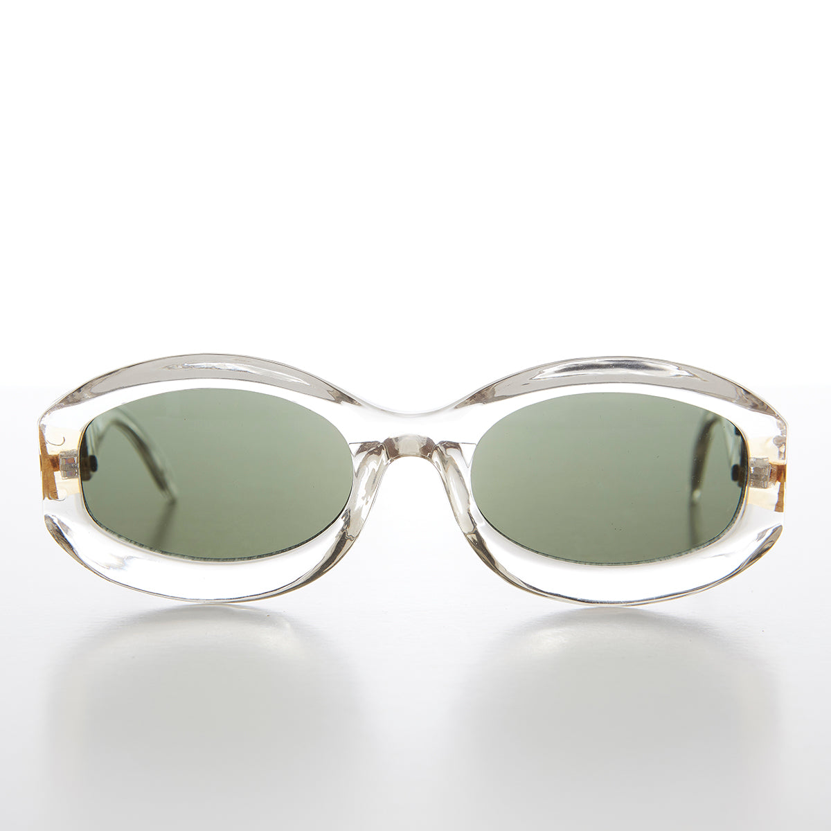 Thick Wide Frame with Chain Link Temples - Lyric
