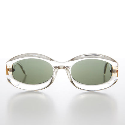 Thick Wide Frame with Chain Link Temples - Lyric