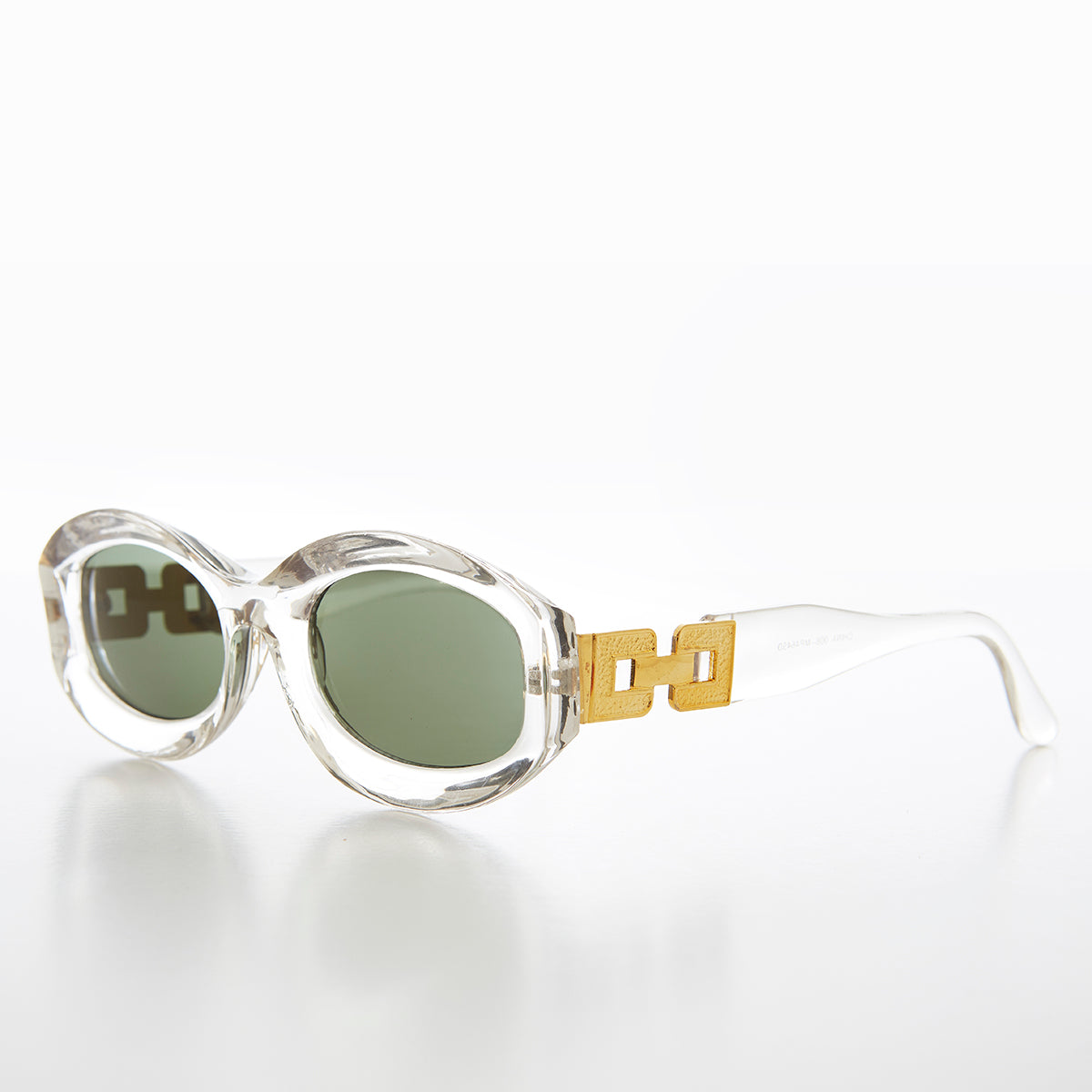 Thick Wide Frame with Chain Link Temples - Lyric