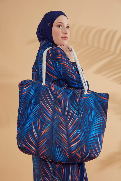 Navy  Beach Bag C2305