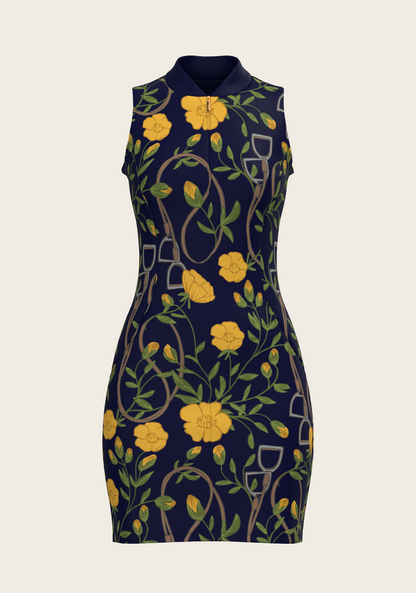 Stirrups on Navy Golf Dress