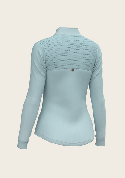 Stripes on Sky Blue Sport Sun Shirt