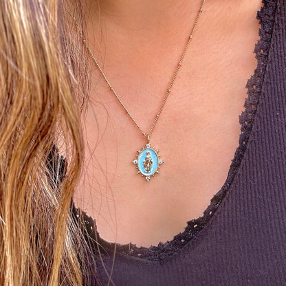 Aqua Lady Lourdes Pendant