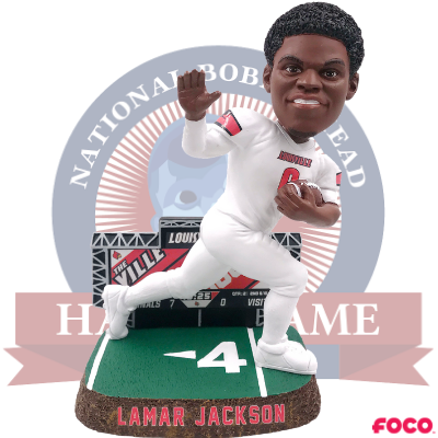 Lamar Jackson Louisville Cardinals Heisman Pose Bobblehead